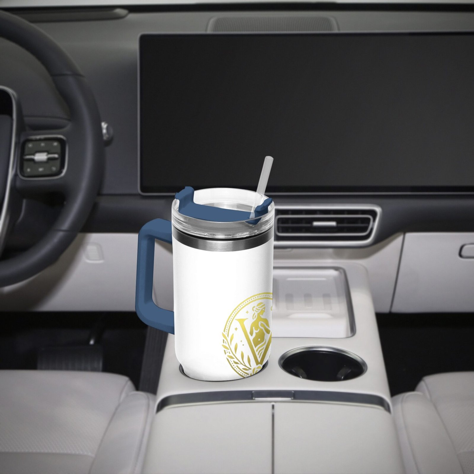 Venerean Voyager Stainless Steel Car Cup – Durable Elegance for On-the-Go Hydration