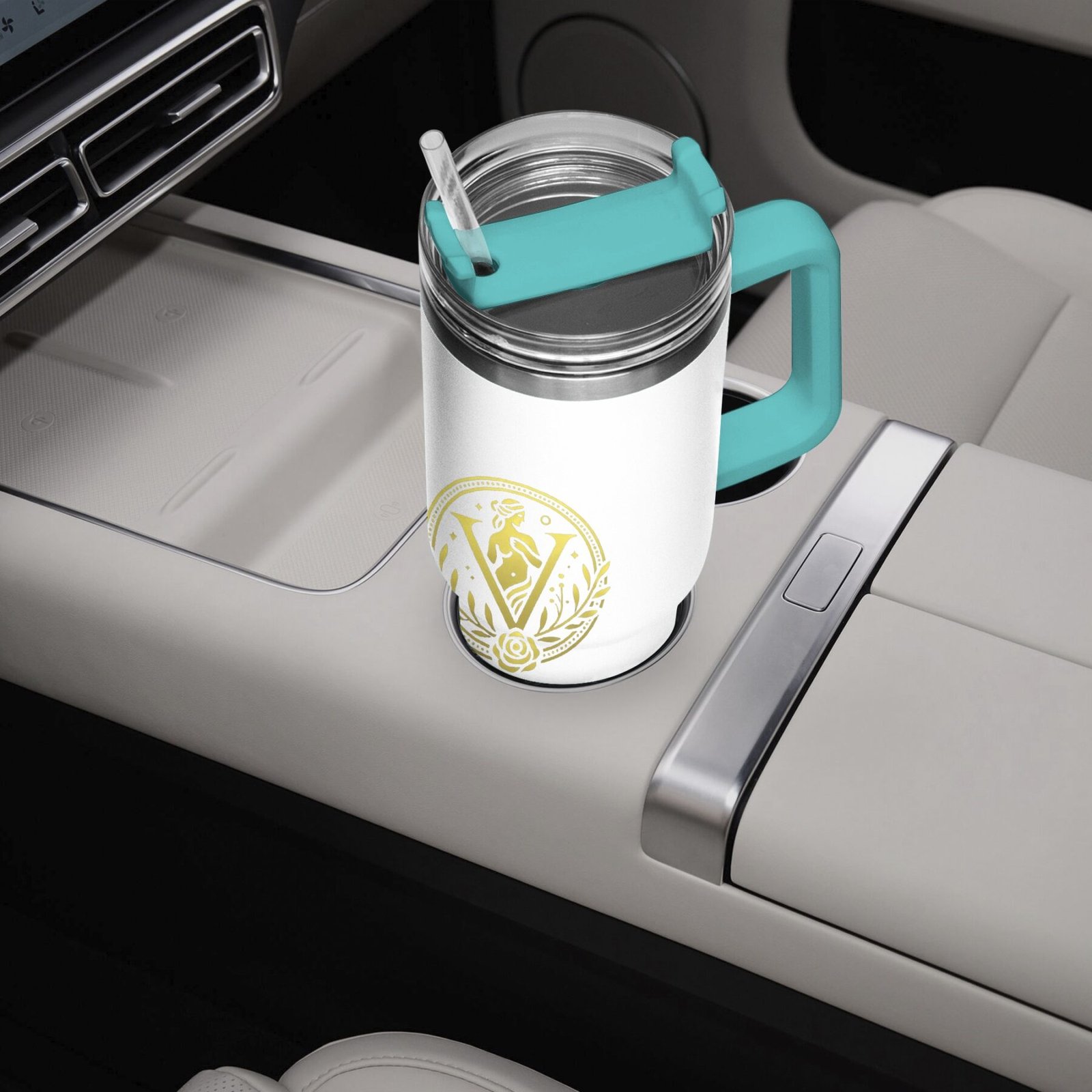 Venerean Voyager Stainless Steel Car Cup – Durable Elegance for On-the-Go Hydration