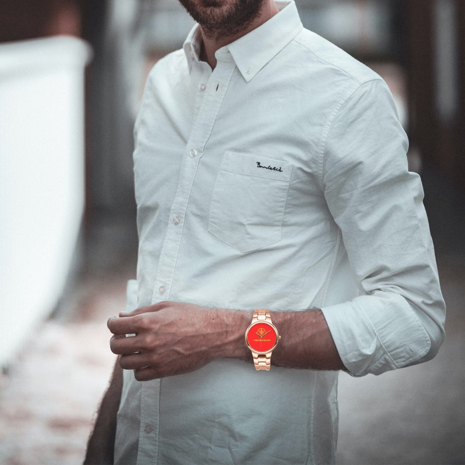 Venerean Eco-Luxe Timepiece with indicators – Elegance in Every Second