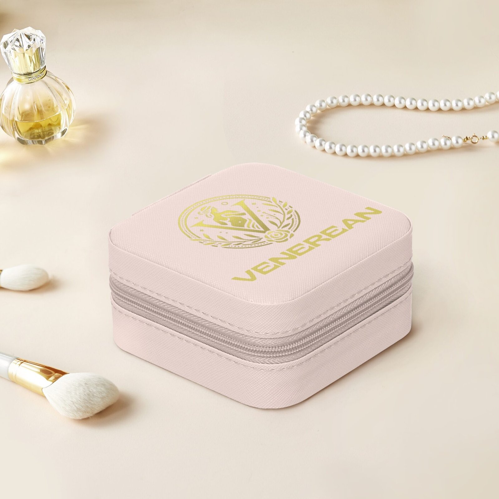 Venerean Luxe Travel Jewelry Box – Elegance on the Go