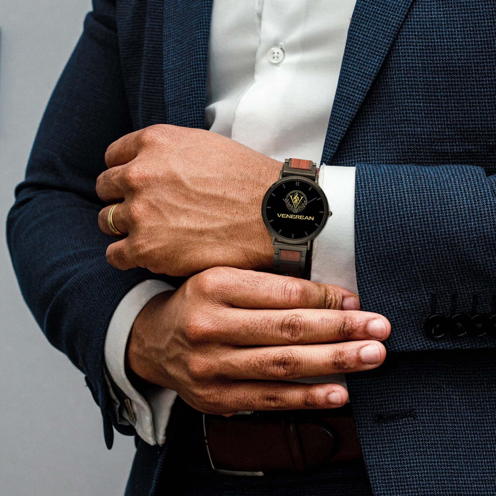 Venerean Eco-Luxe Timepiece with indicators – Elegance in Every Second