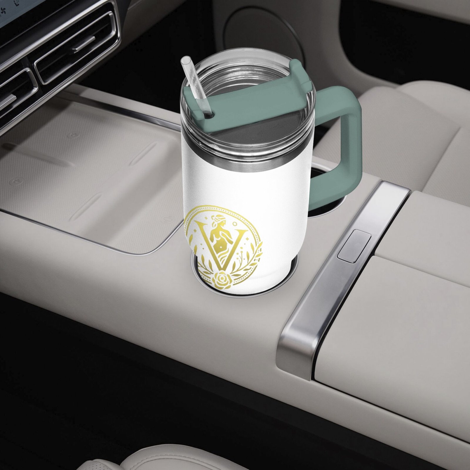 Venerean Voyager Stainless Steel Car Cup – Durable Elegance for On-the-Go Hydration