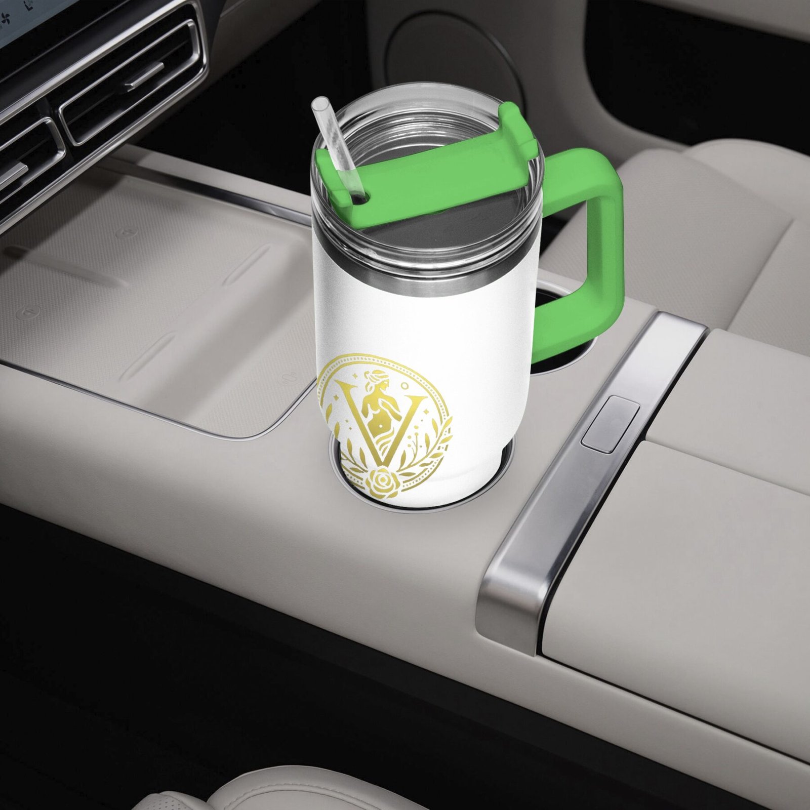 Venerean Voyager Stainless Steel Car Cup – Durable Elegance for On-the-Go Hydration