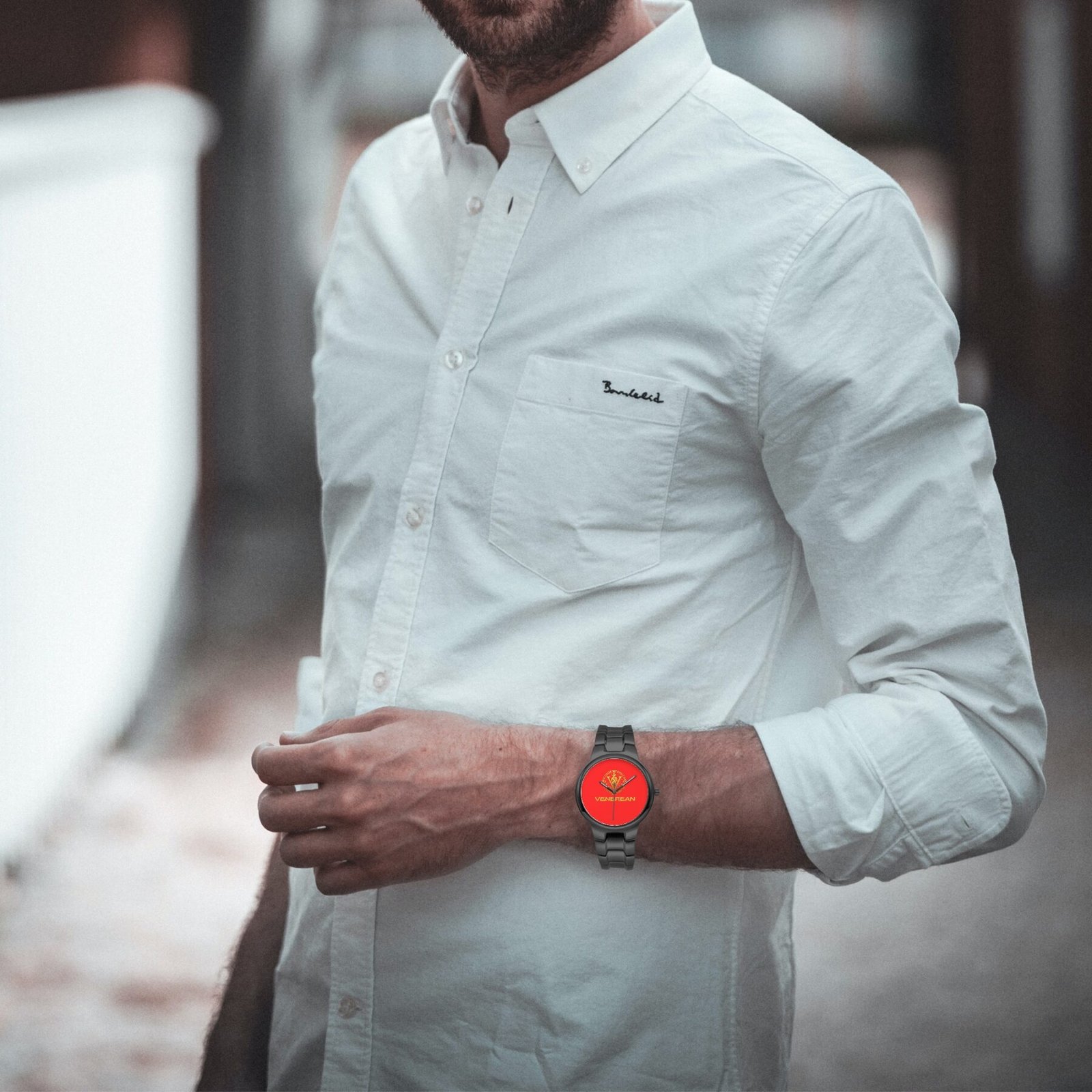 Venerean Eco-Luxe Timepiece with indicators – Elegance in Every Second