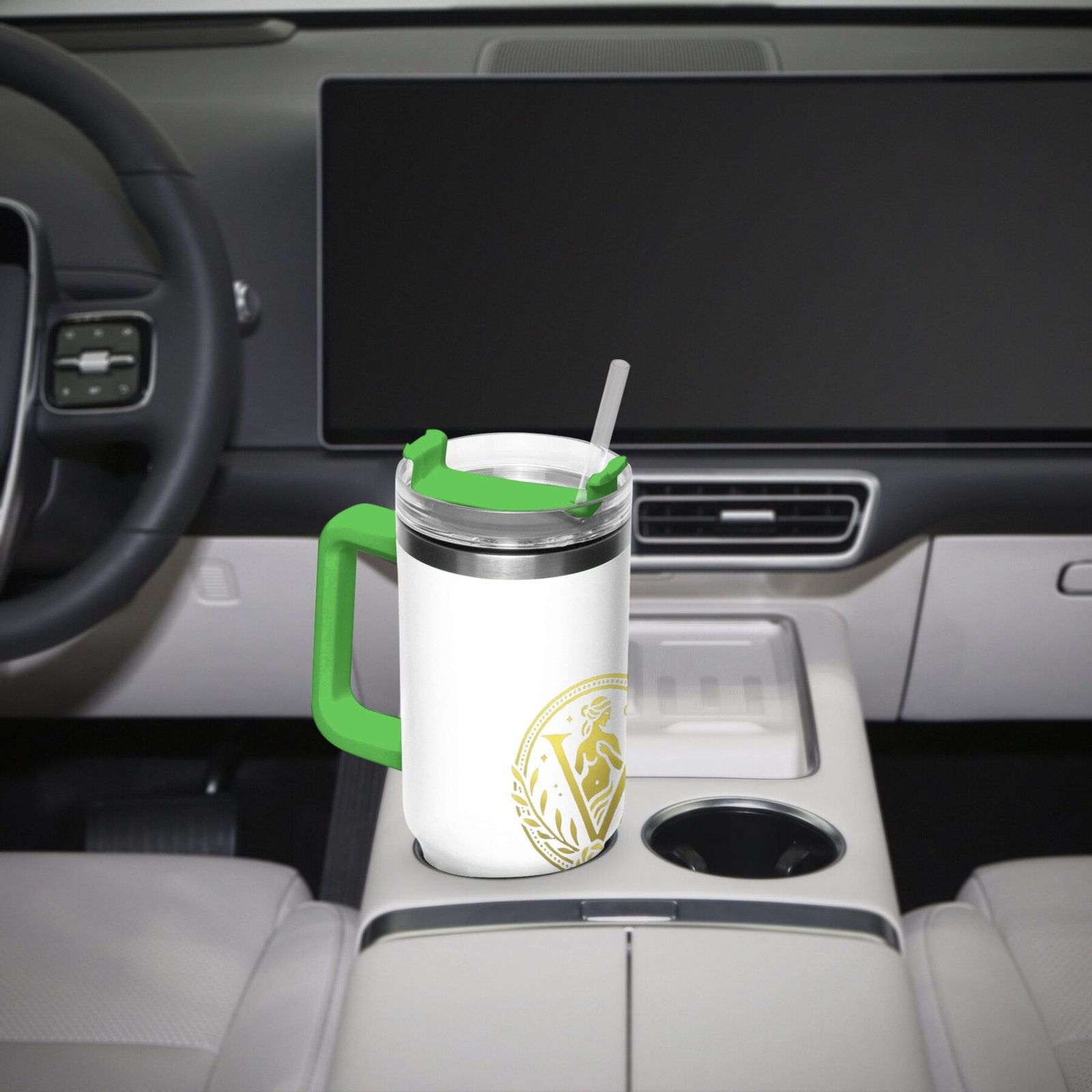 Venerean Voyager Stainless Steel Car Cup – Durable Elegance for On-the-Go Hydration