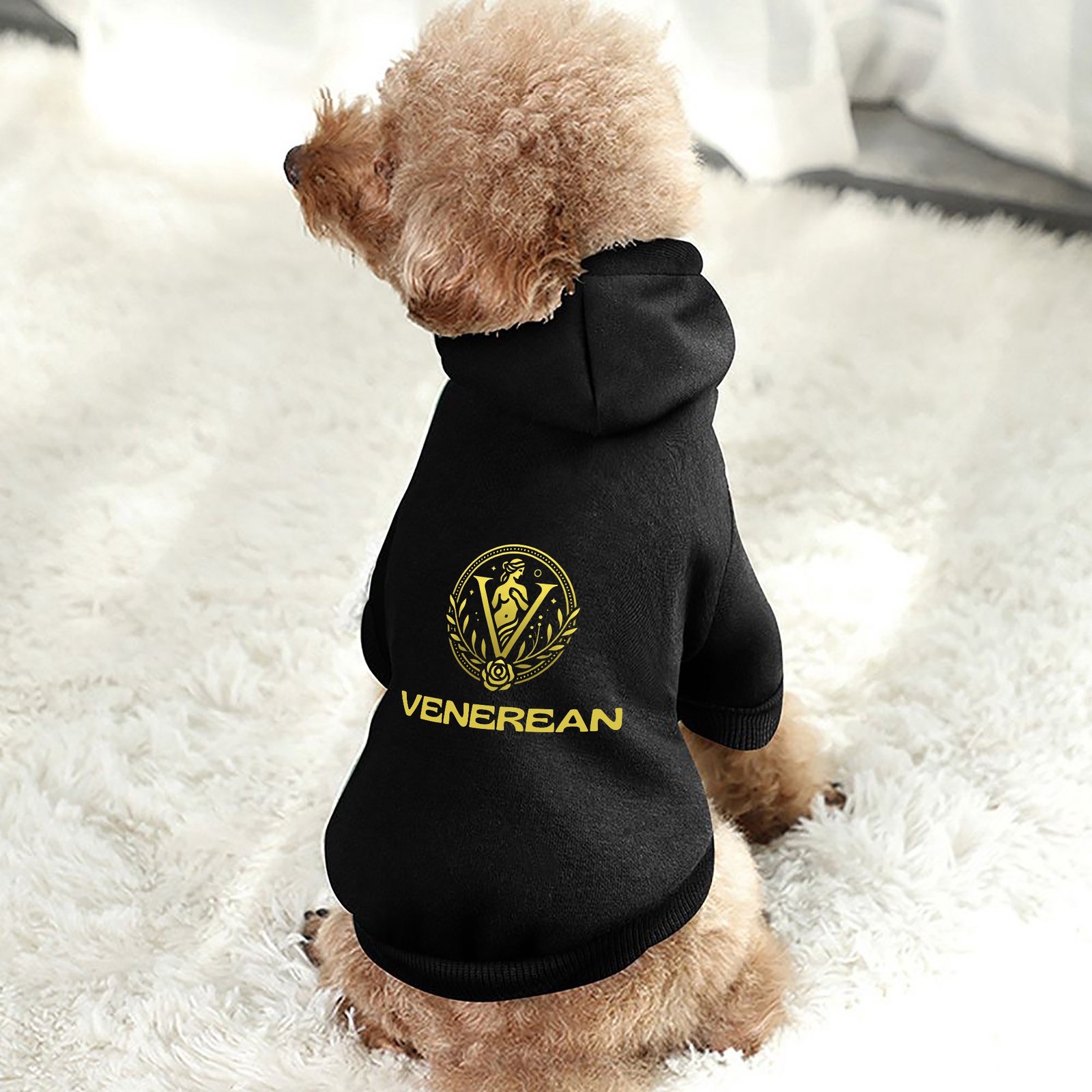 Venerean Deluxe Pet Suit with Hat – Full Coverage Comfort for Your Furry Friend