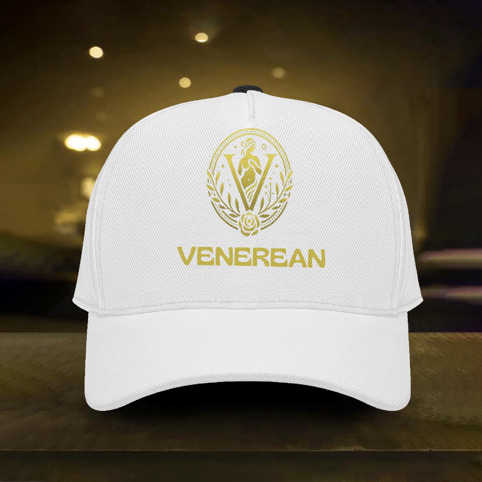 Venerean Signature Canvas Hat – Refined Style for Every Occasion