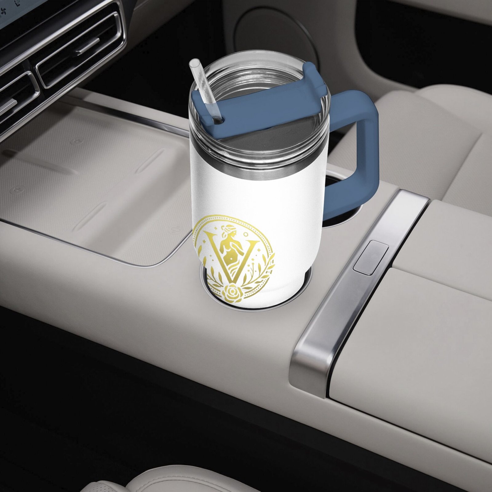 Venerean Voyager Stainless Steel Car Cup – Durable Elegance for On-the-Go Hydration