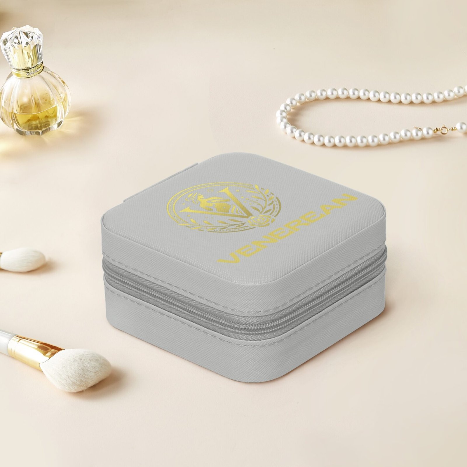 Venerean Luxe Travel Jewelry Box – Elegance on the Go