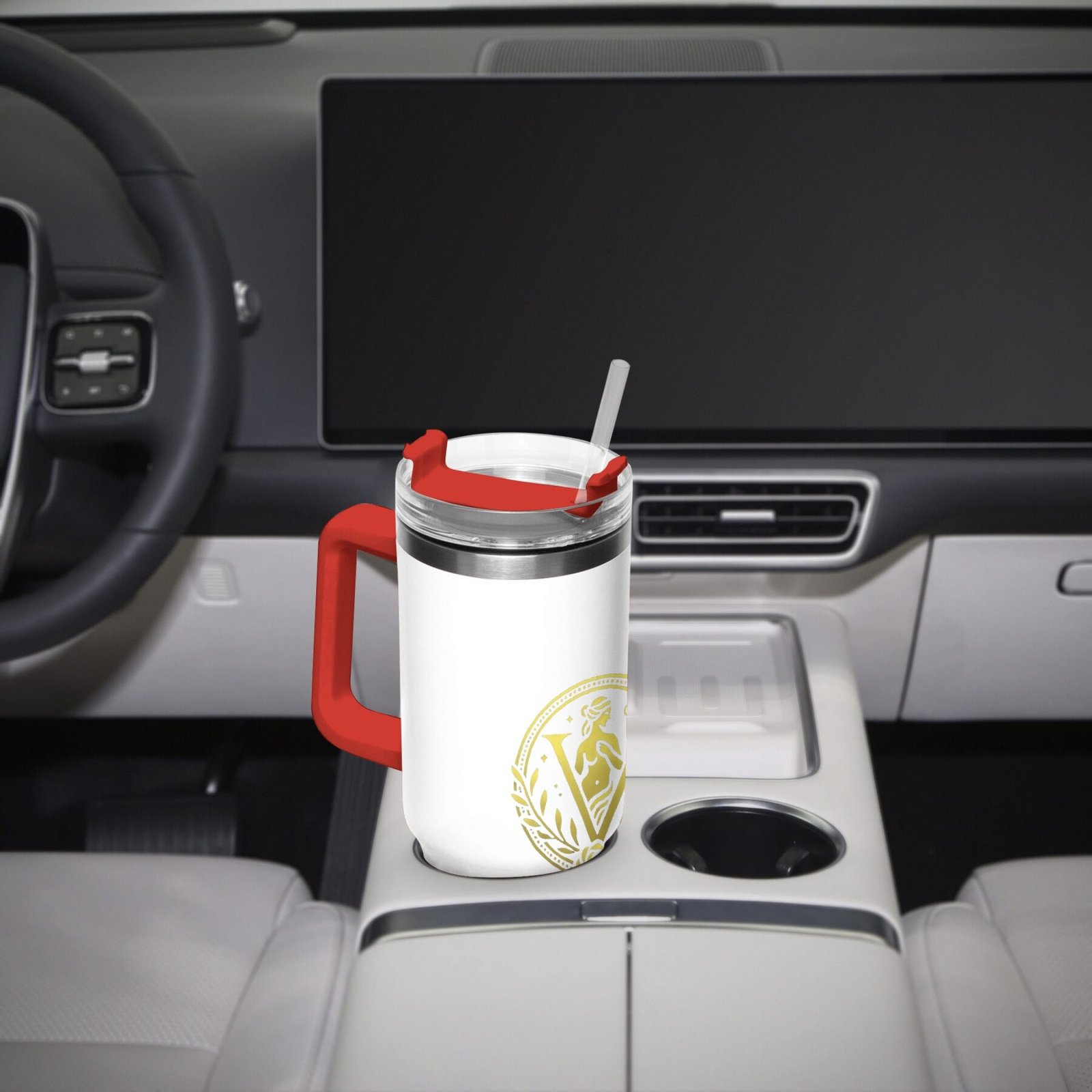 Venerean Voyager Stainless Steel Car Cup – Durable Elegance for On-the-Go Hydration