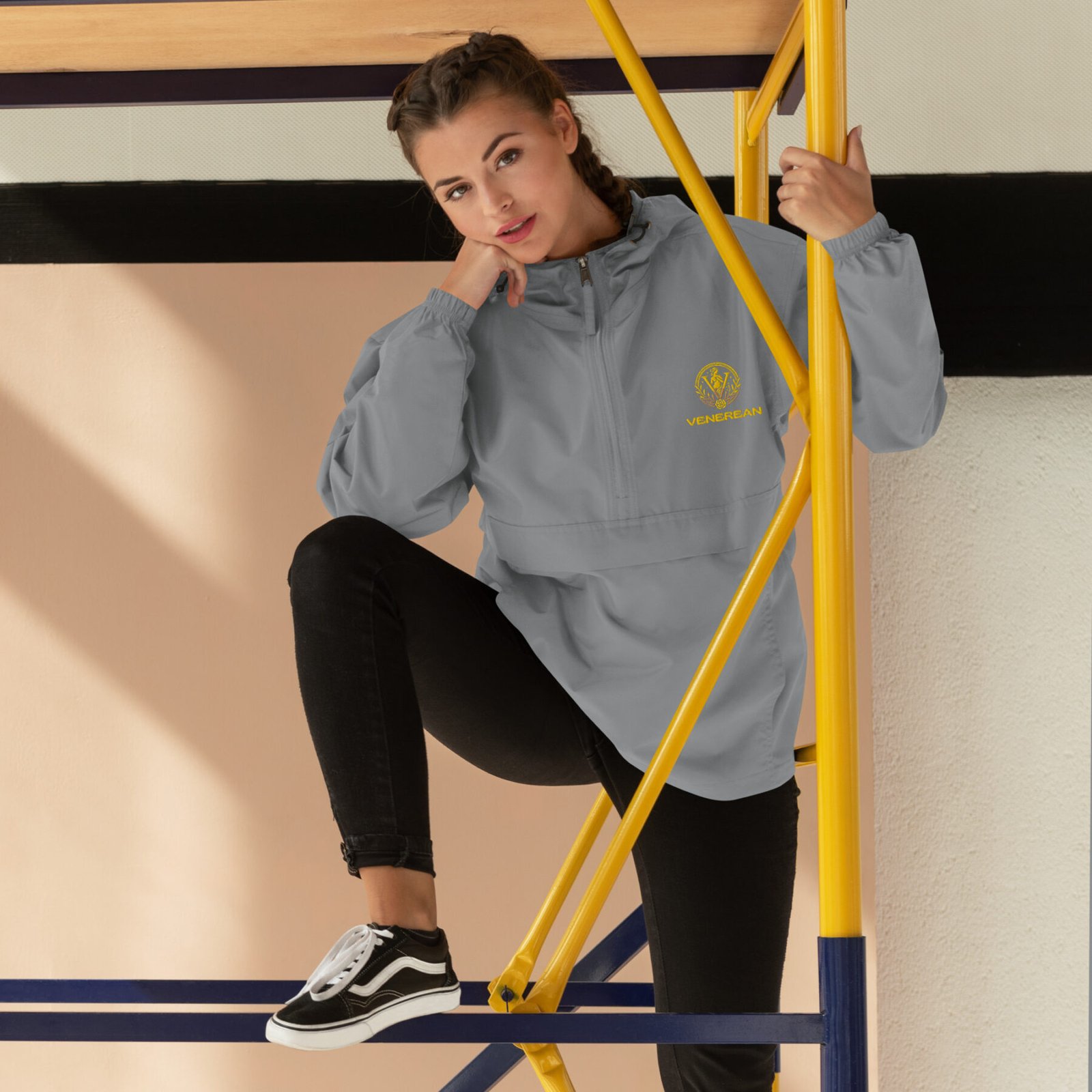 Venerean x Champion Packable Jacket - Ultimate Protection, Effortlessly Portable - Image 5
