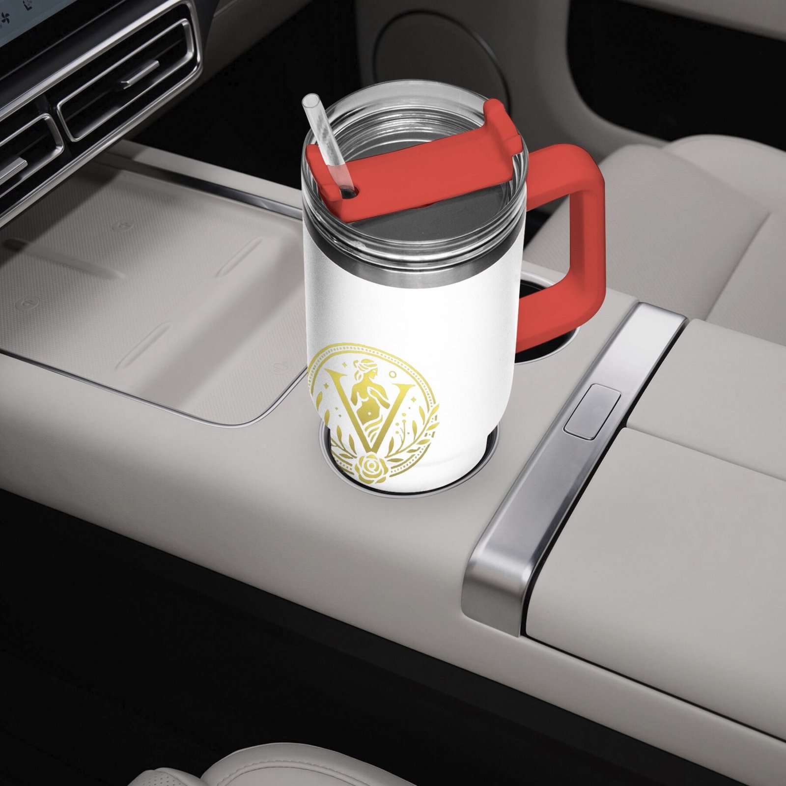 Venerean Voyager Stainless Steel Car Cup – Durable Elegance for On-the-Go Hydration