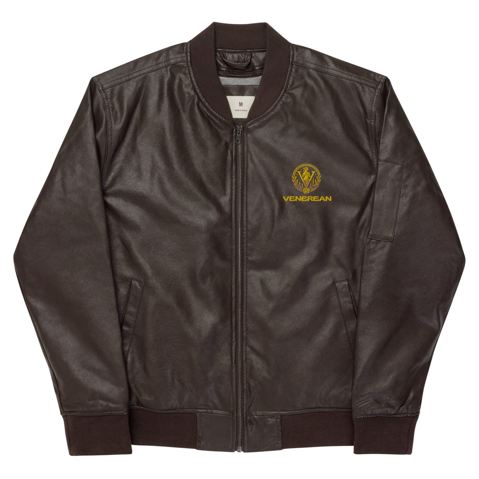 Venerean Timeless PU Leather Jacket - Classic Elegance for Every Wardrobe - Image 4
