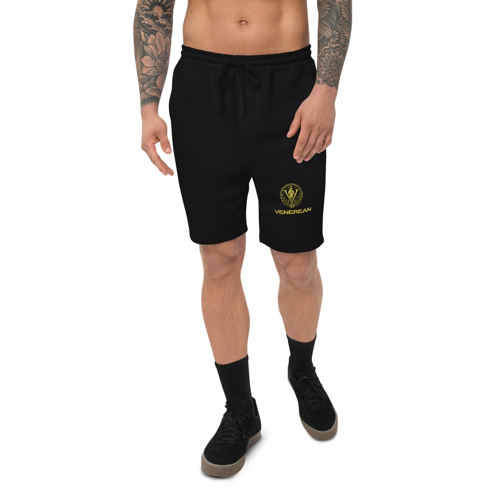 Venerean Luxe Men’s Fleece Shorts - Ultimate Comfort for Casual Days - Image 2