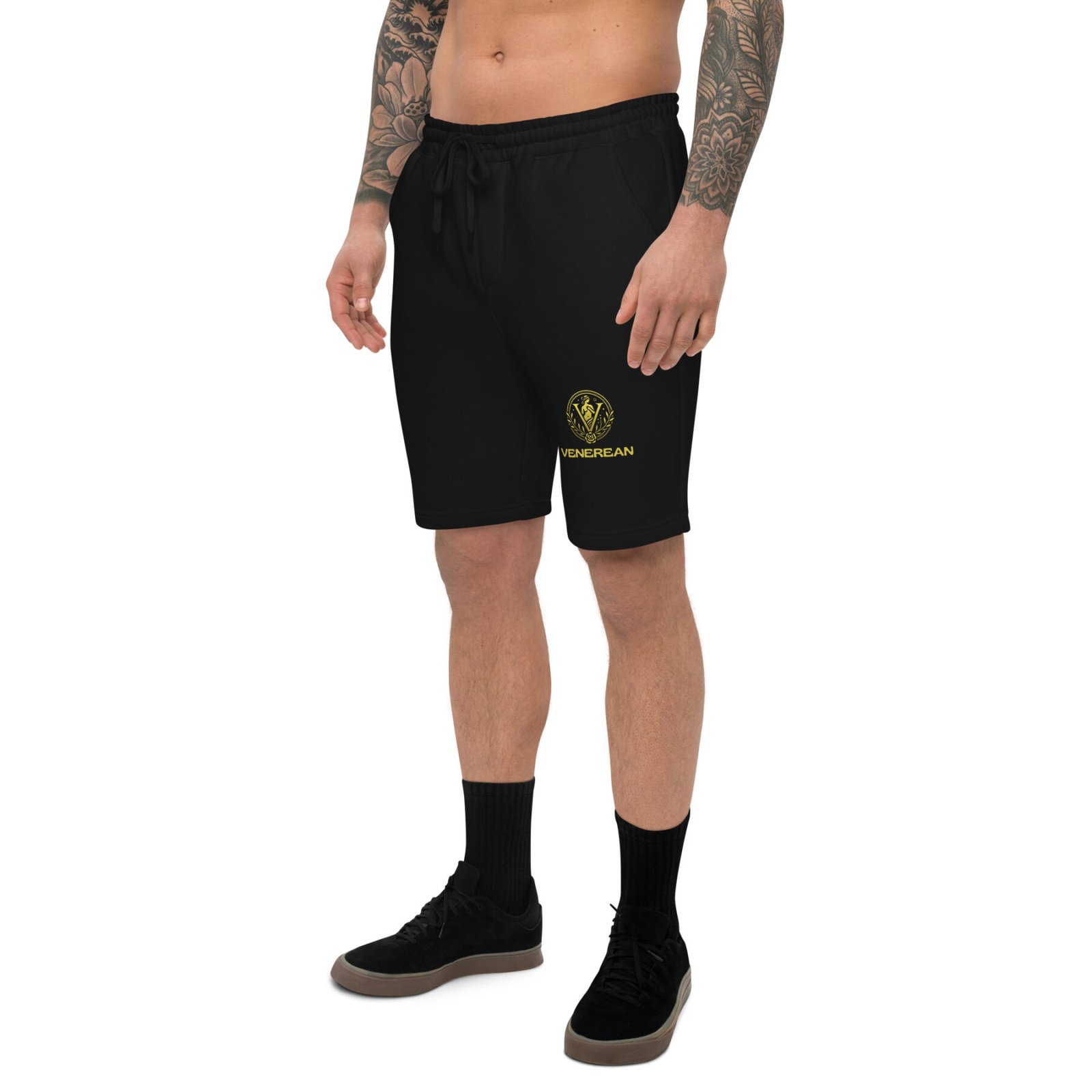 Venerean Luxe Men’s Fleece Shorts - Ultimate Comfort for Casual Days - Image 3