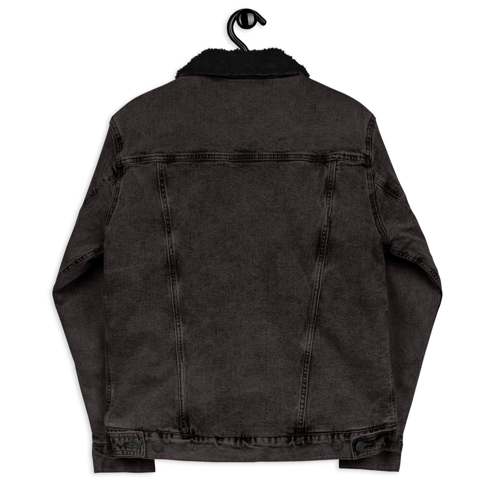 Venerean Classic Sherpa-Lined Denim Jacket - Timeless Style with Modern Warmth - Image 2