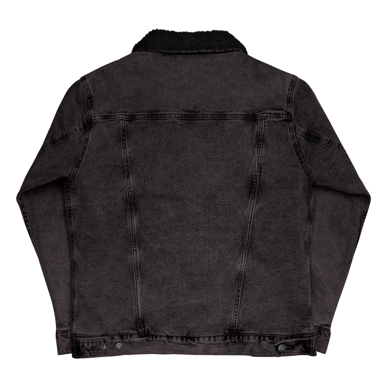 Venerean Classic Sherpa-Lined Denim Jacket - Timeless Style with Modern Warmth - Image 2