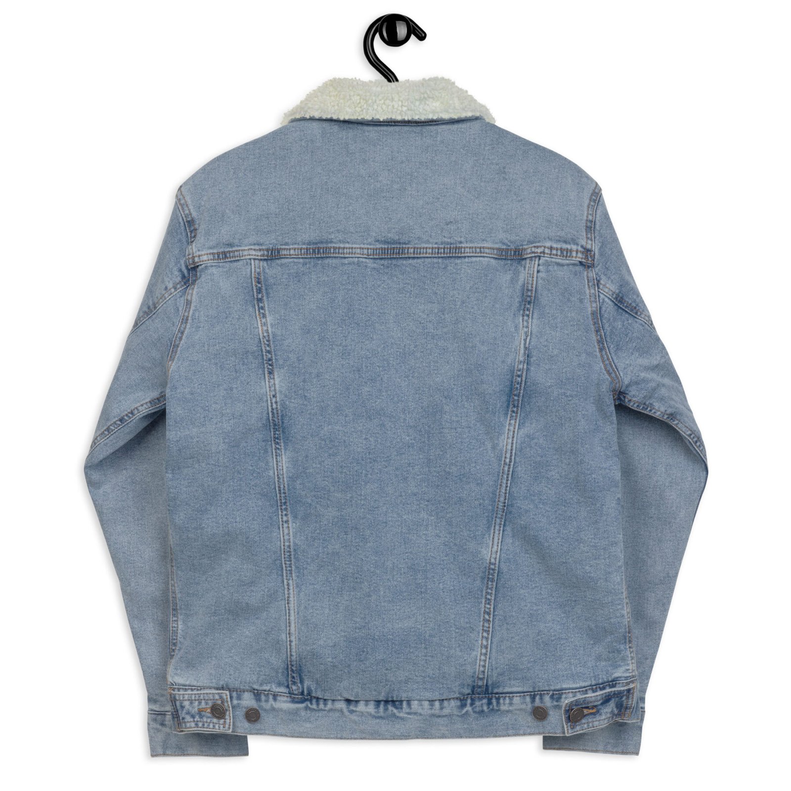 Venerean Classic Sherpa-Lined Denim Jacket - Timeless Style with Modern Warmth - Image 4