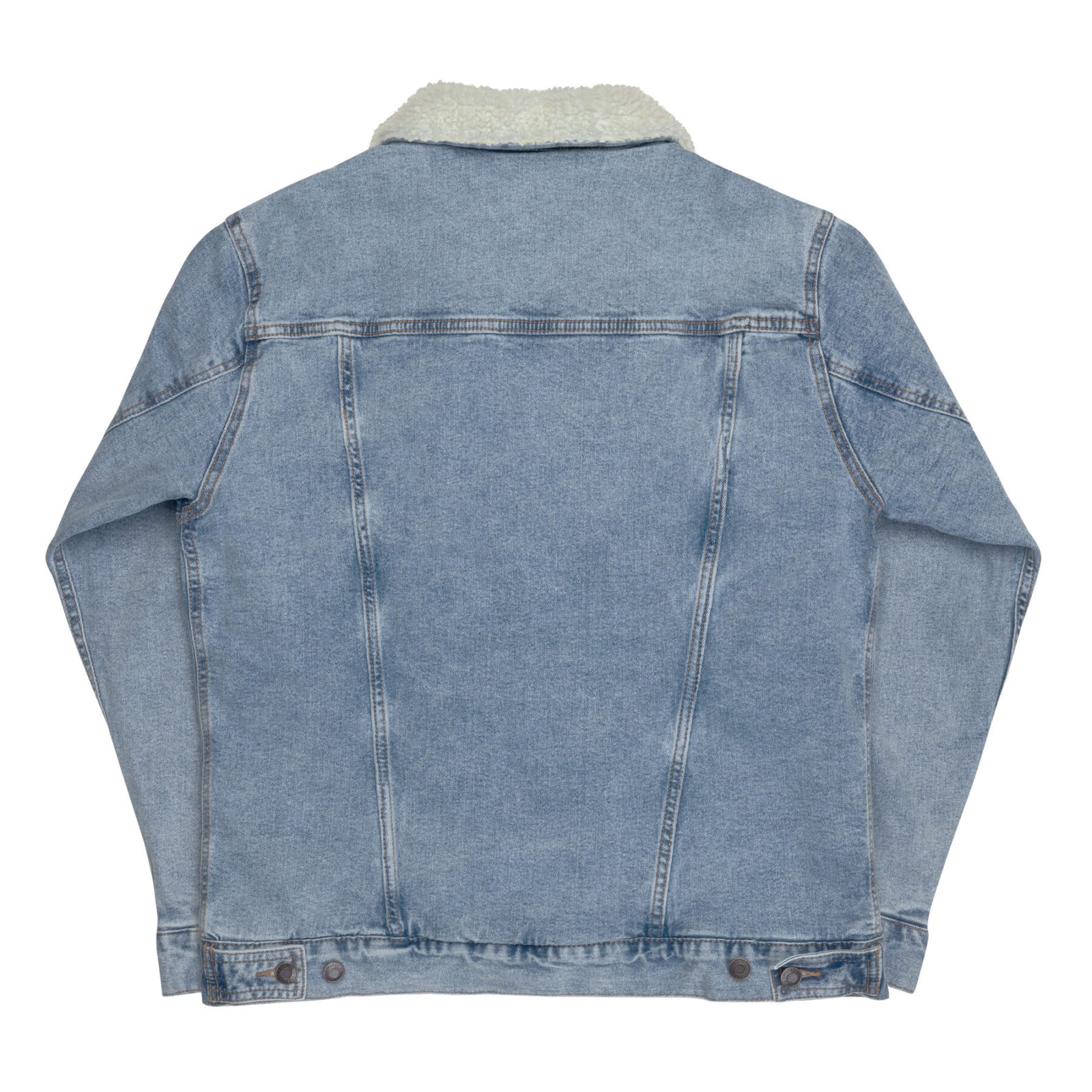 Venerean Classic Sherpa-Lined Denim Jacket - Timeless Style with Modern Warmth - Image 5