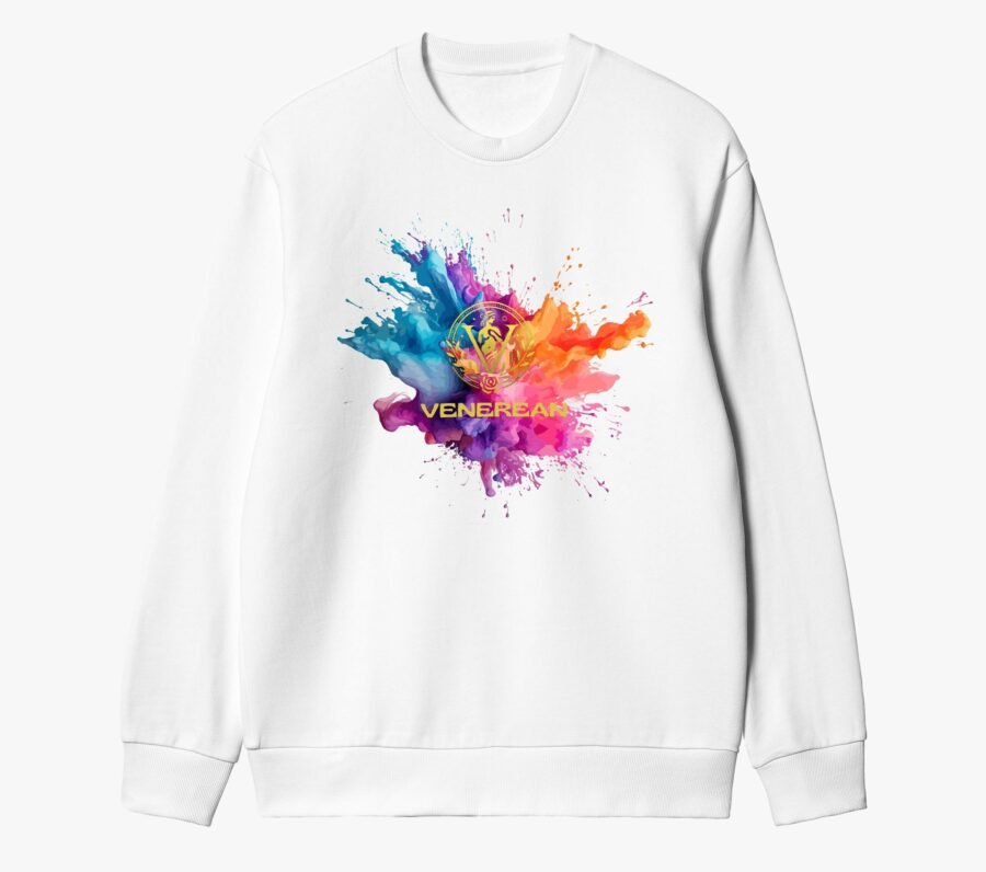 Venerean Color Splash Garment-Dyed Sweatshirt