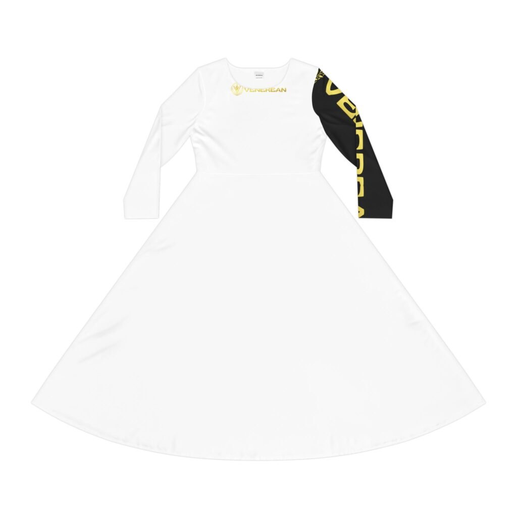 Venerean Elegance Midi Dress