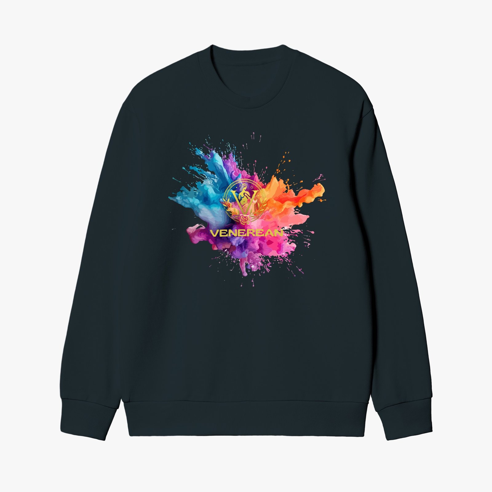 Venerean Color Splash Garment-Dyed Sweatshirt, view 14