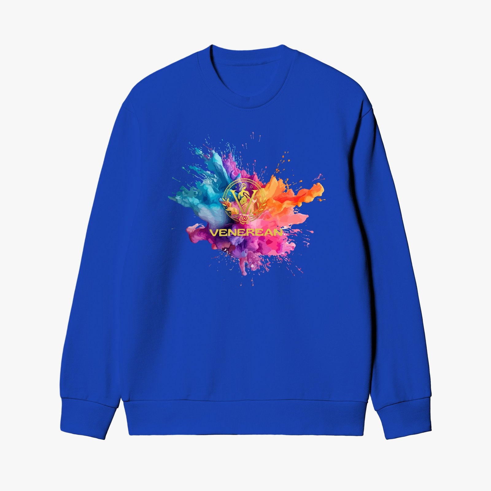 Venerean Color Splash Garment-Dyed Sweatshirt, view 2