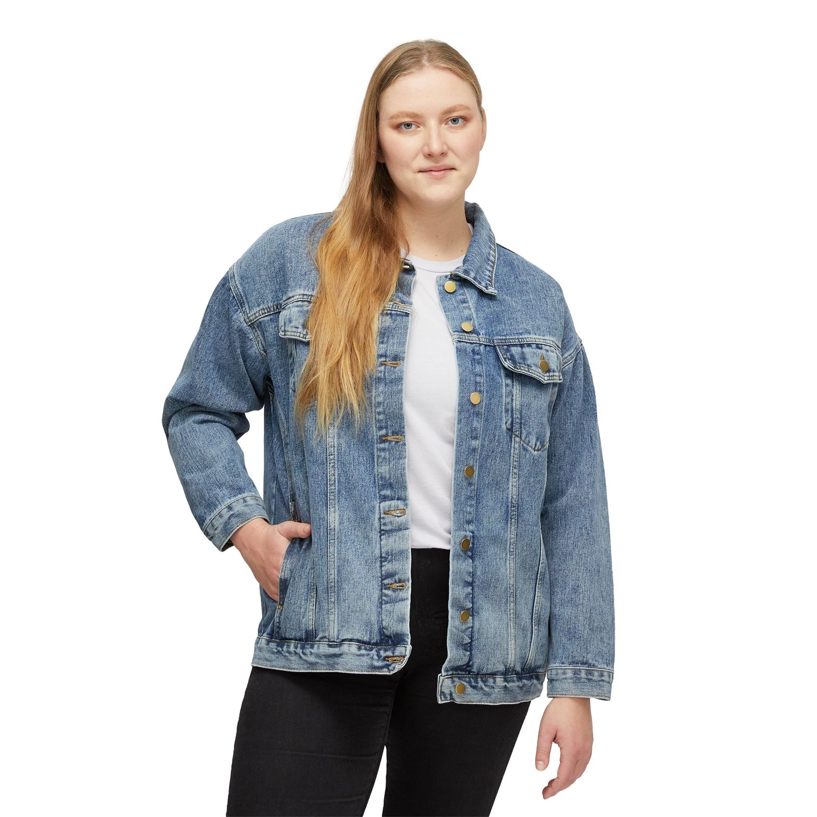 Venerean Classic Custom Denim Jacket (Women), view 3