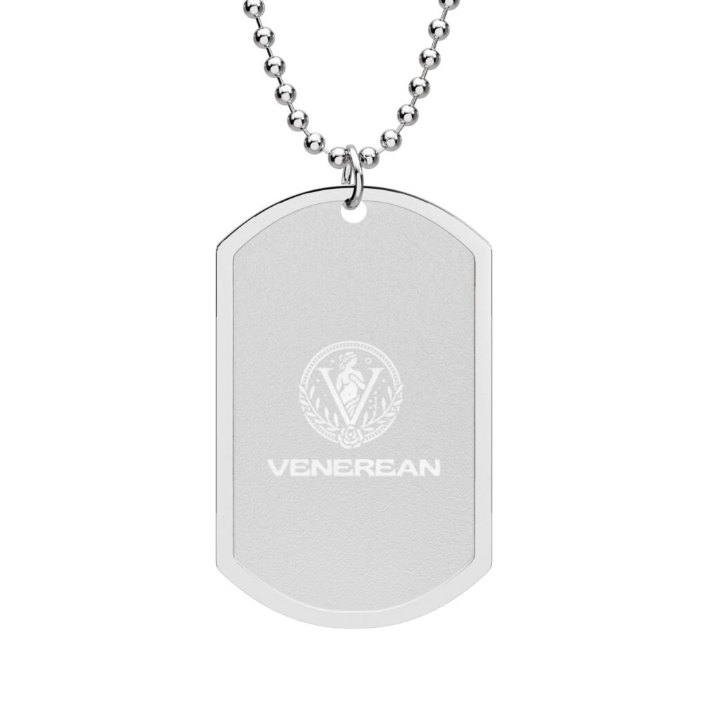 Venerean Signature Dog Tag Necklace alternate view