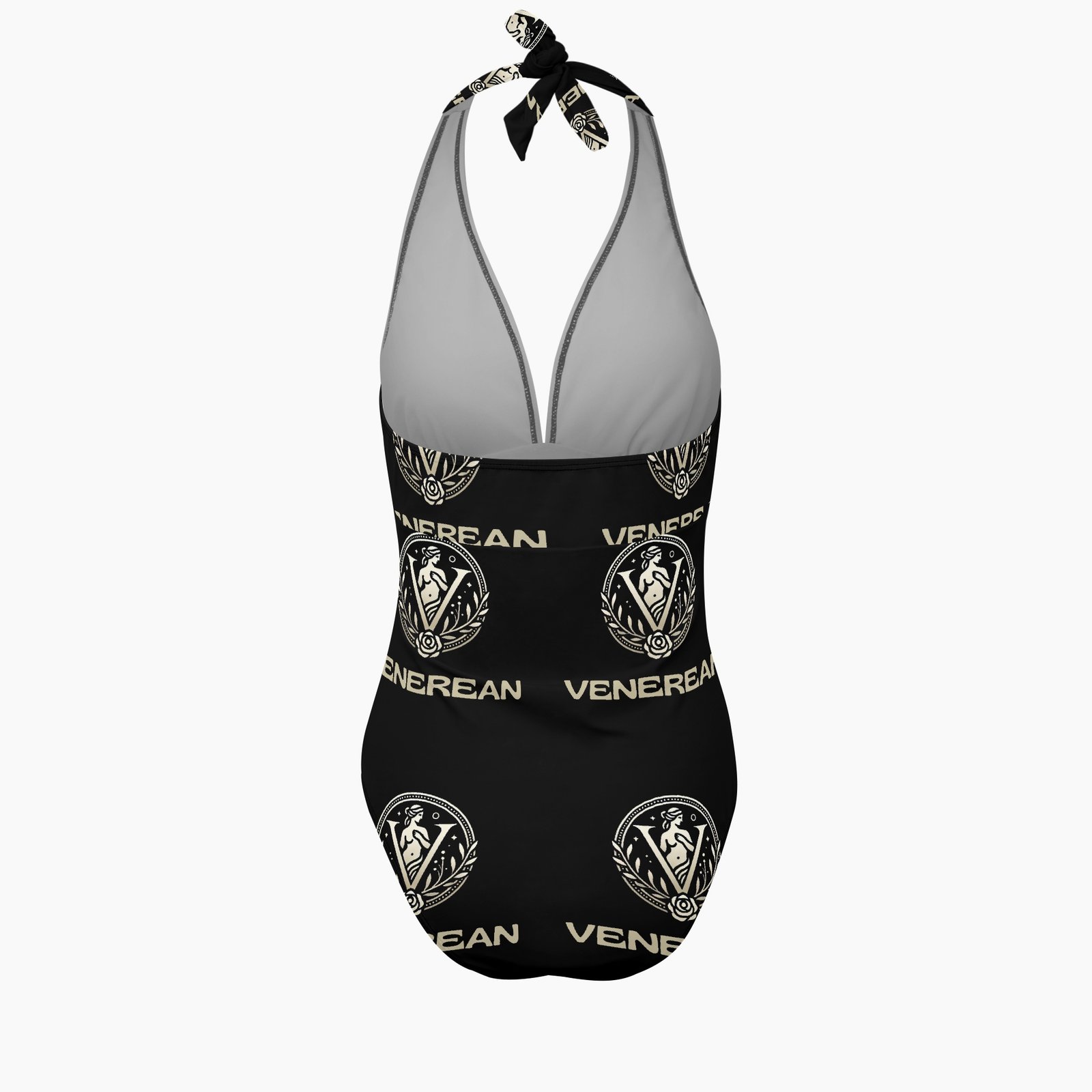 Venerean Signature V-Neck Swimsuit, view 3