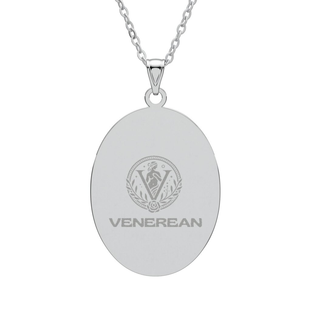 Venerean Signature Oval Pendant alternate view
