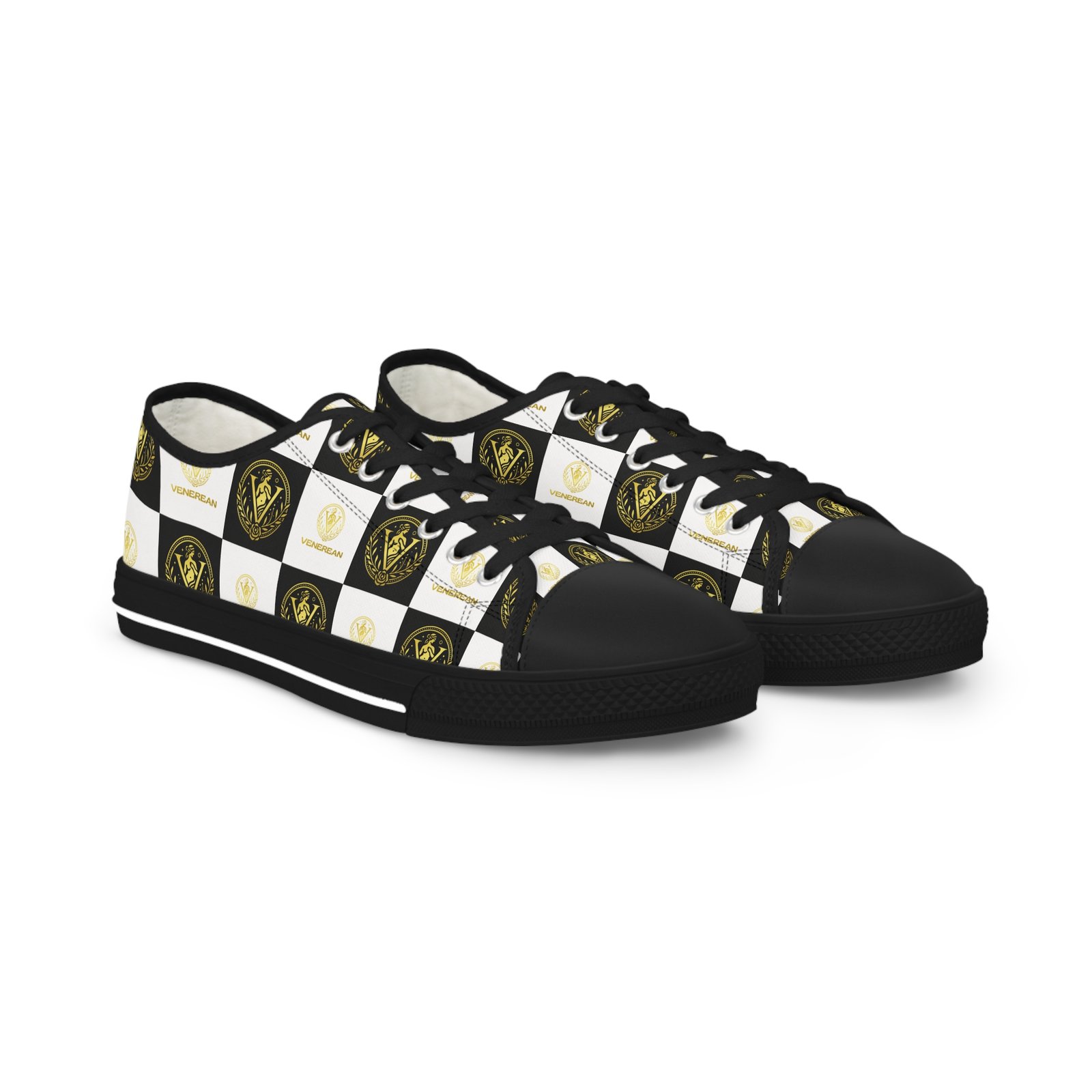 Venerean Modern Ease Men's Low-Top Sneakers - Image 5