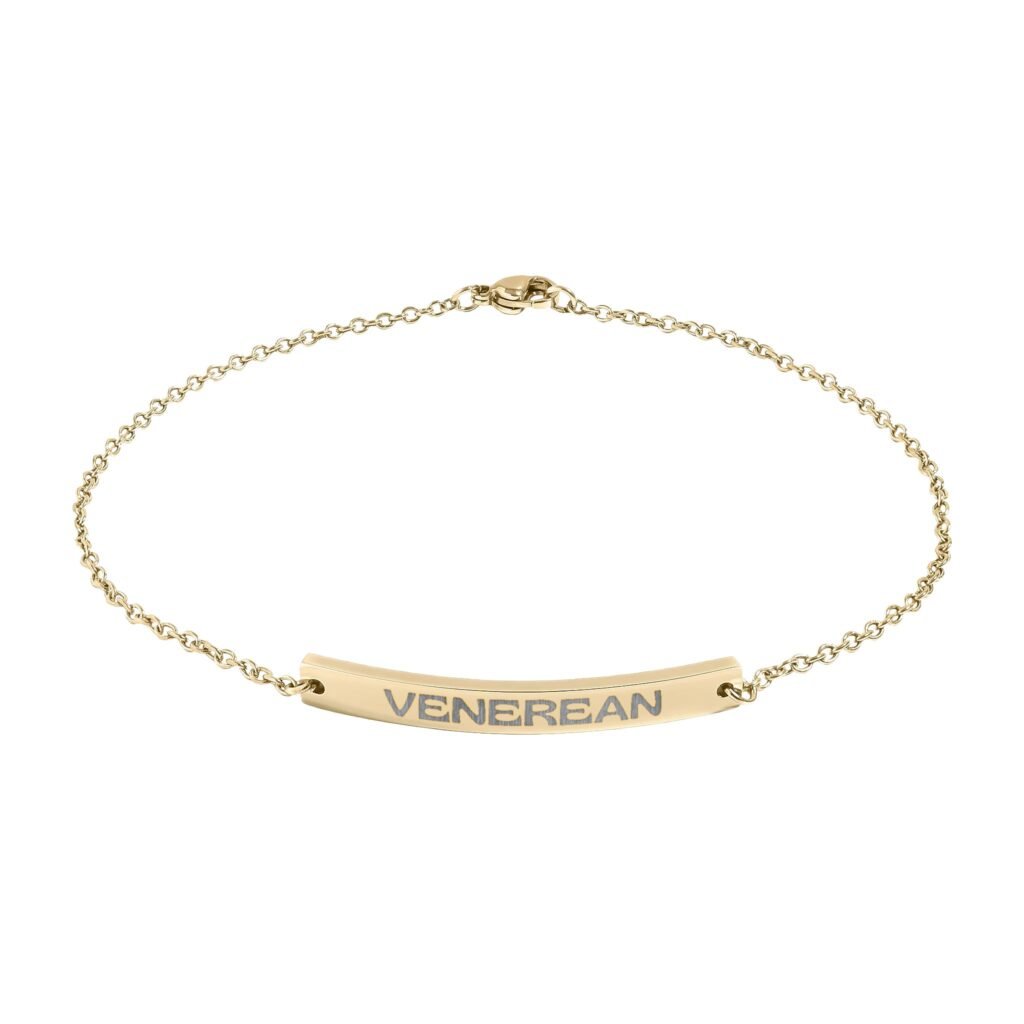 Venerean Signature Curved Bar Anklet alternate view