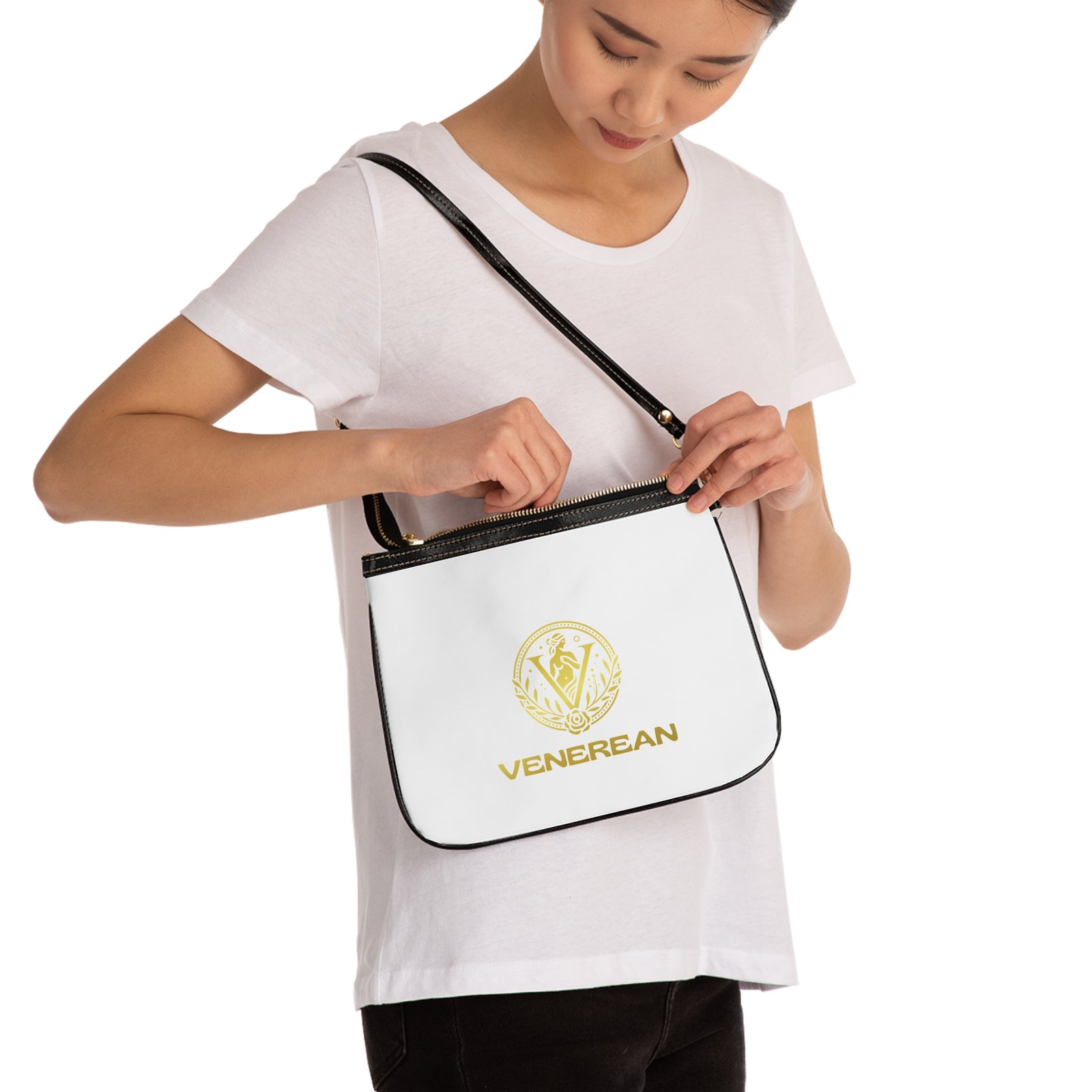 Venerean Customizable Chic Shoulder Bag, view 3