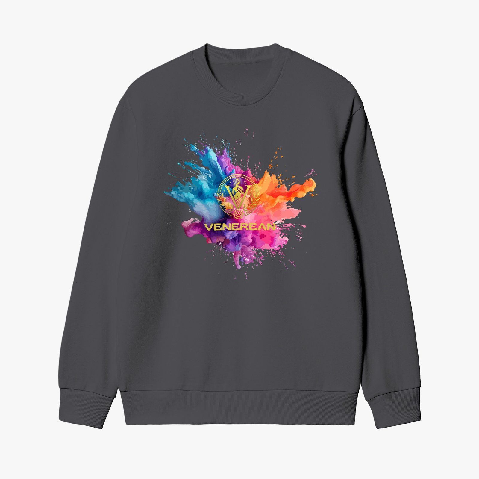 Venerean Color Splash Garment-Dyed Sweatshirt, view 10
