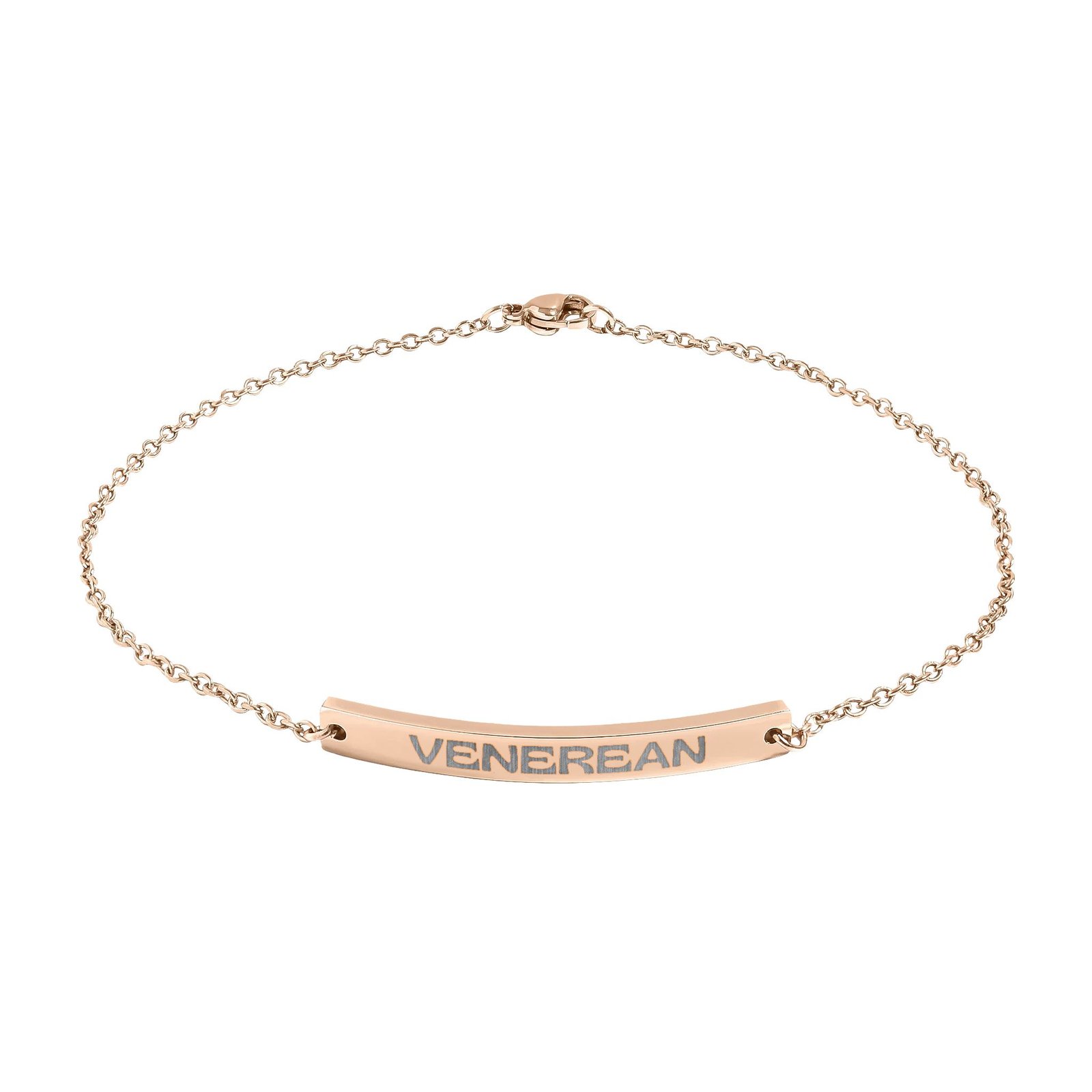 Venerean Signature Curved Bar Anklet