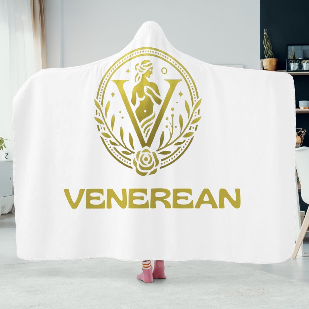 Venerean CozyCraft Dual-Sided Hoodie Blanket by Venerean