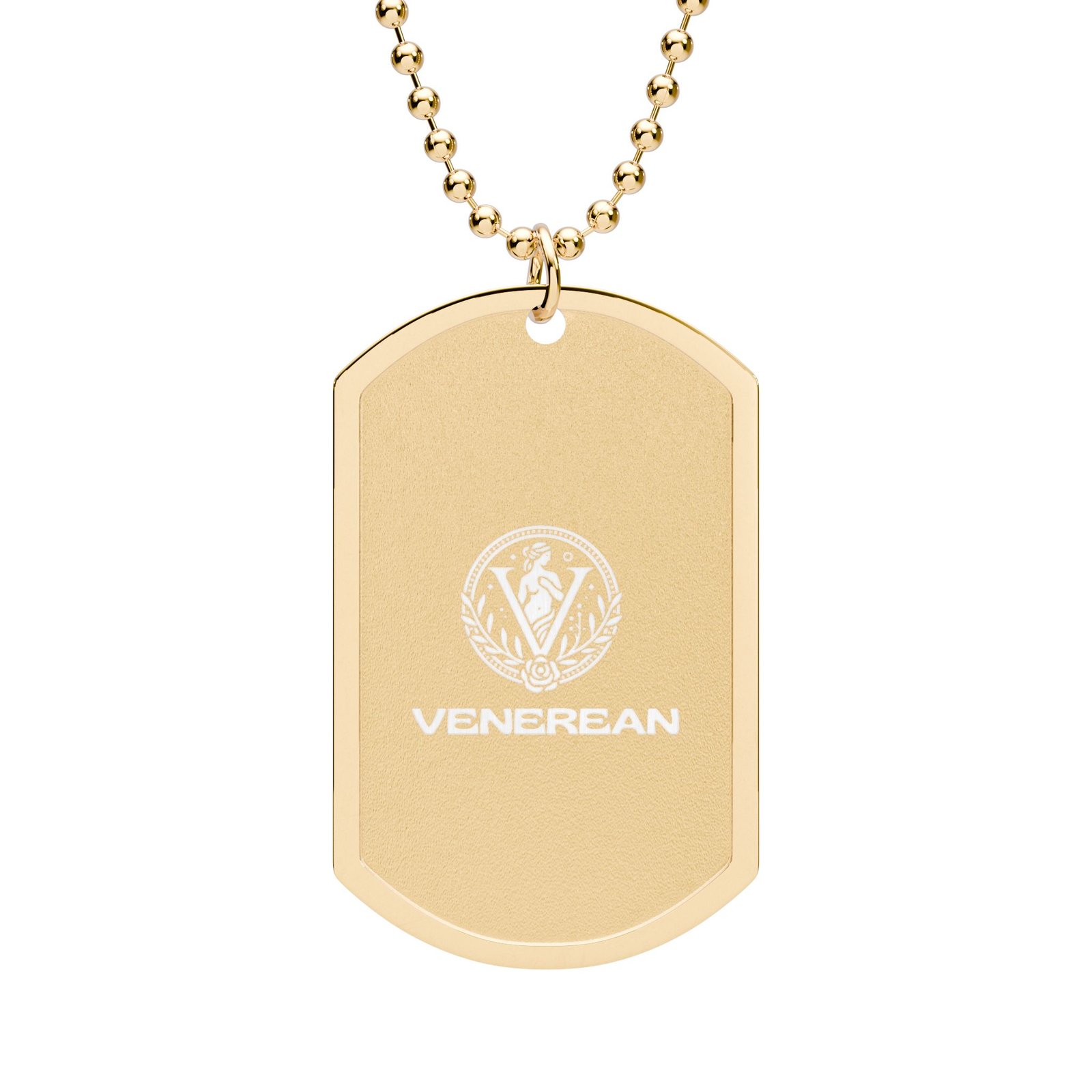 Venerean Signature Dog Tag Necklace