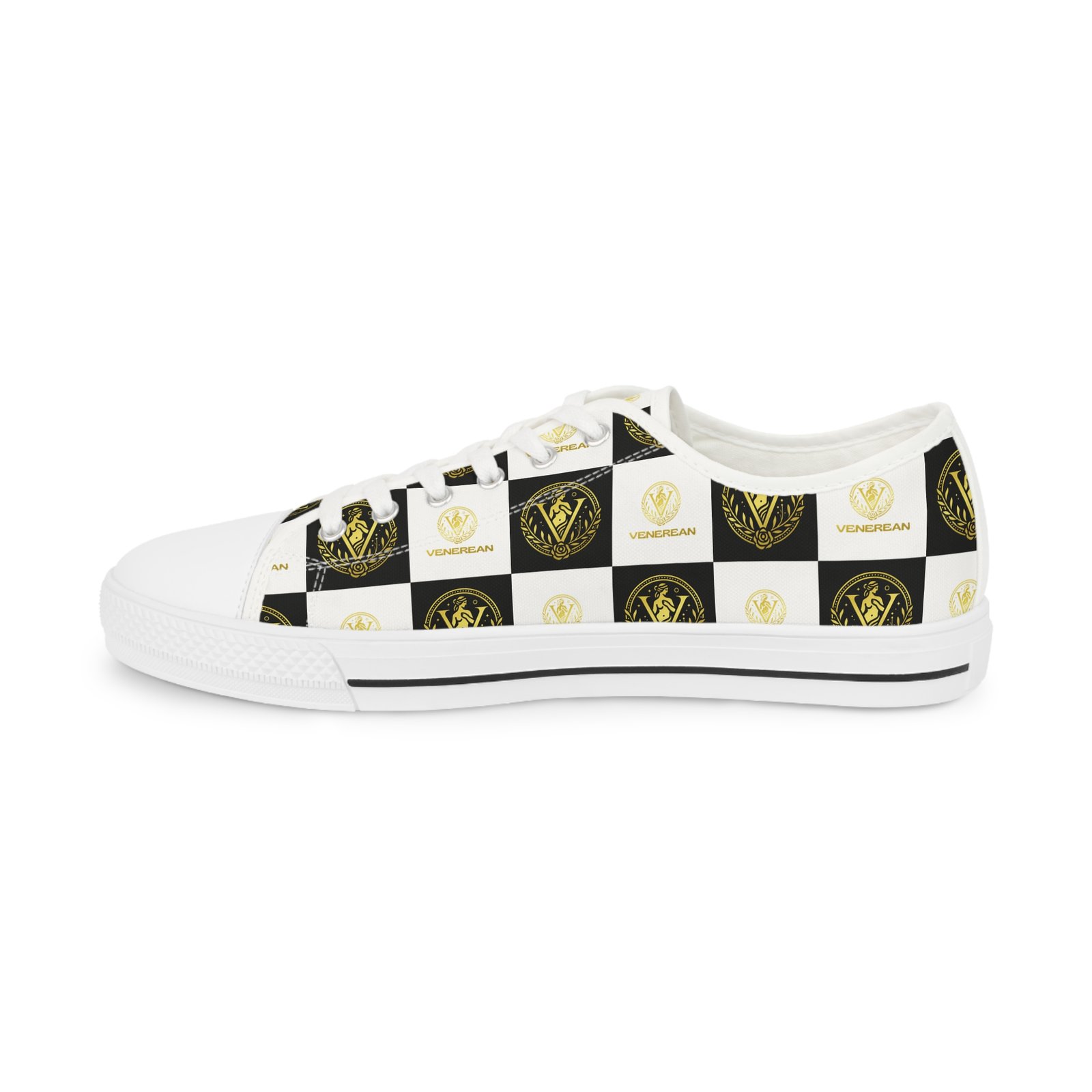 Venerean Modern Ease Men's Low-Top Sneakers - Image 4