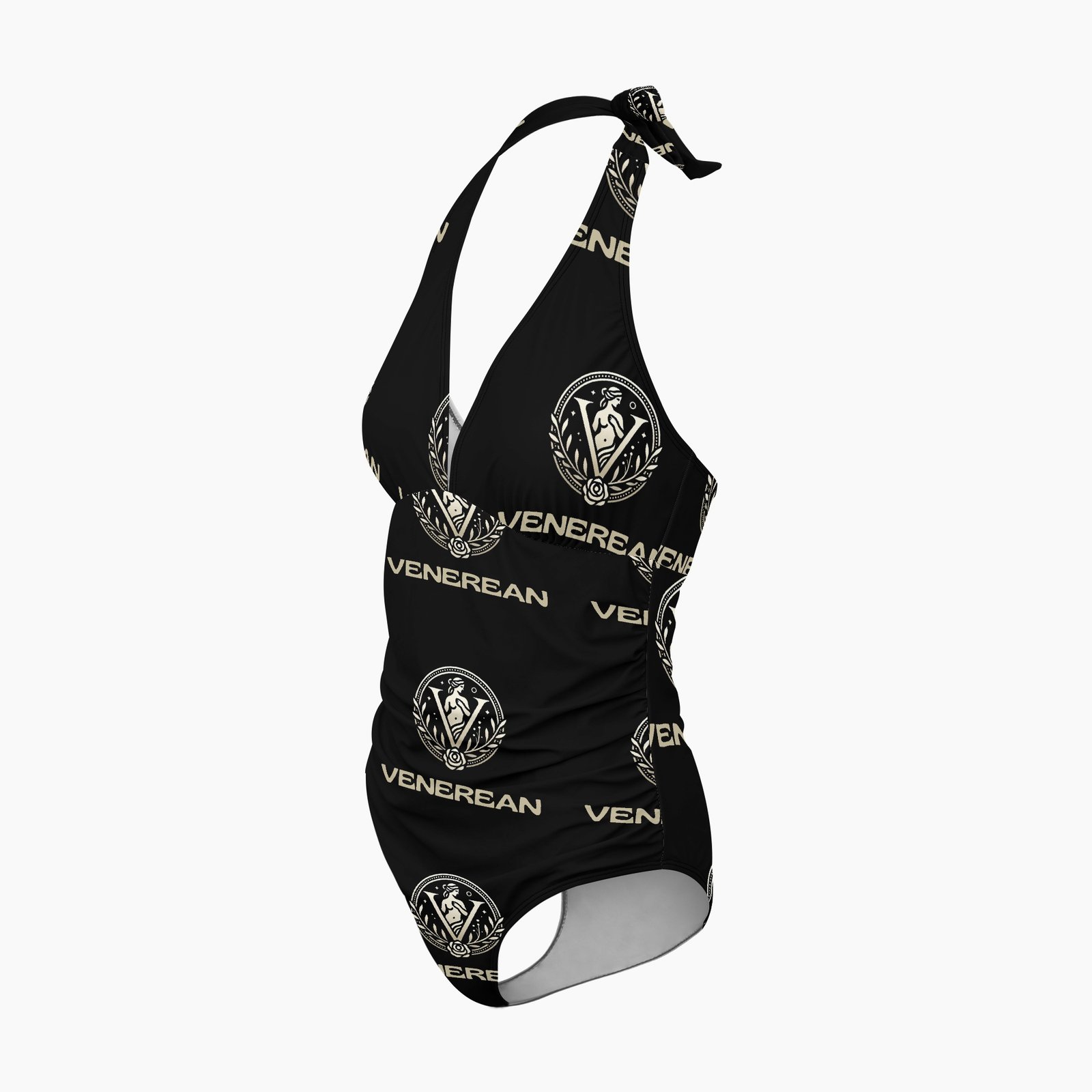 Venerean Signature V-Neck Swimsuit, view 4