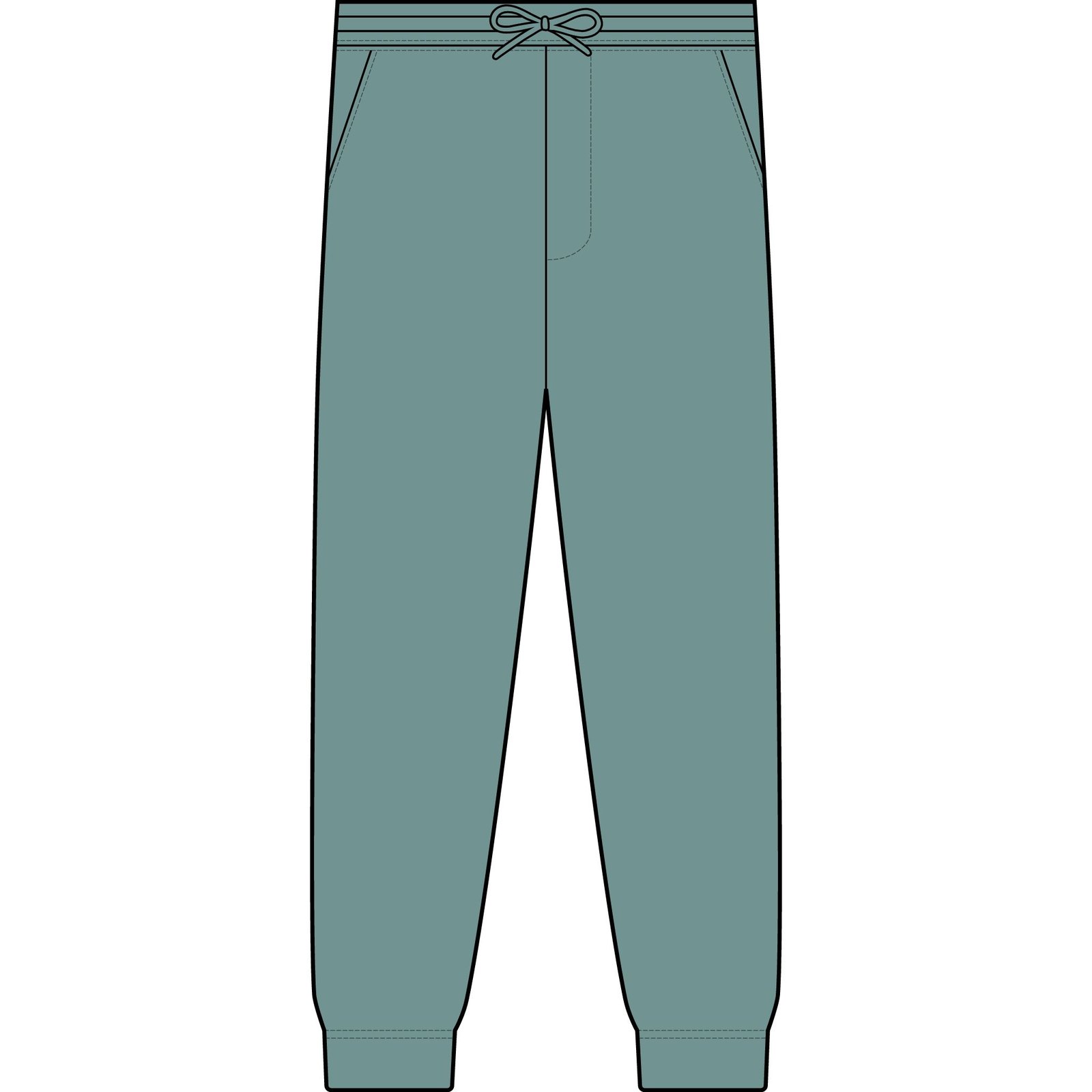 Venerean Casual Luxe Pigment-Dyed Sweatpants - Image 2