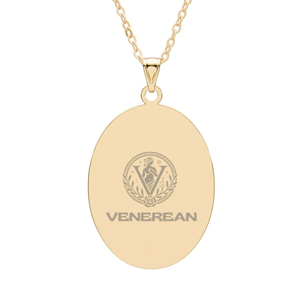 Venerean Signature Oval Pendant