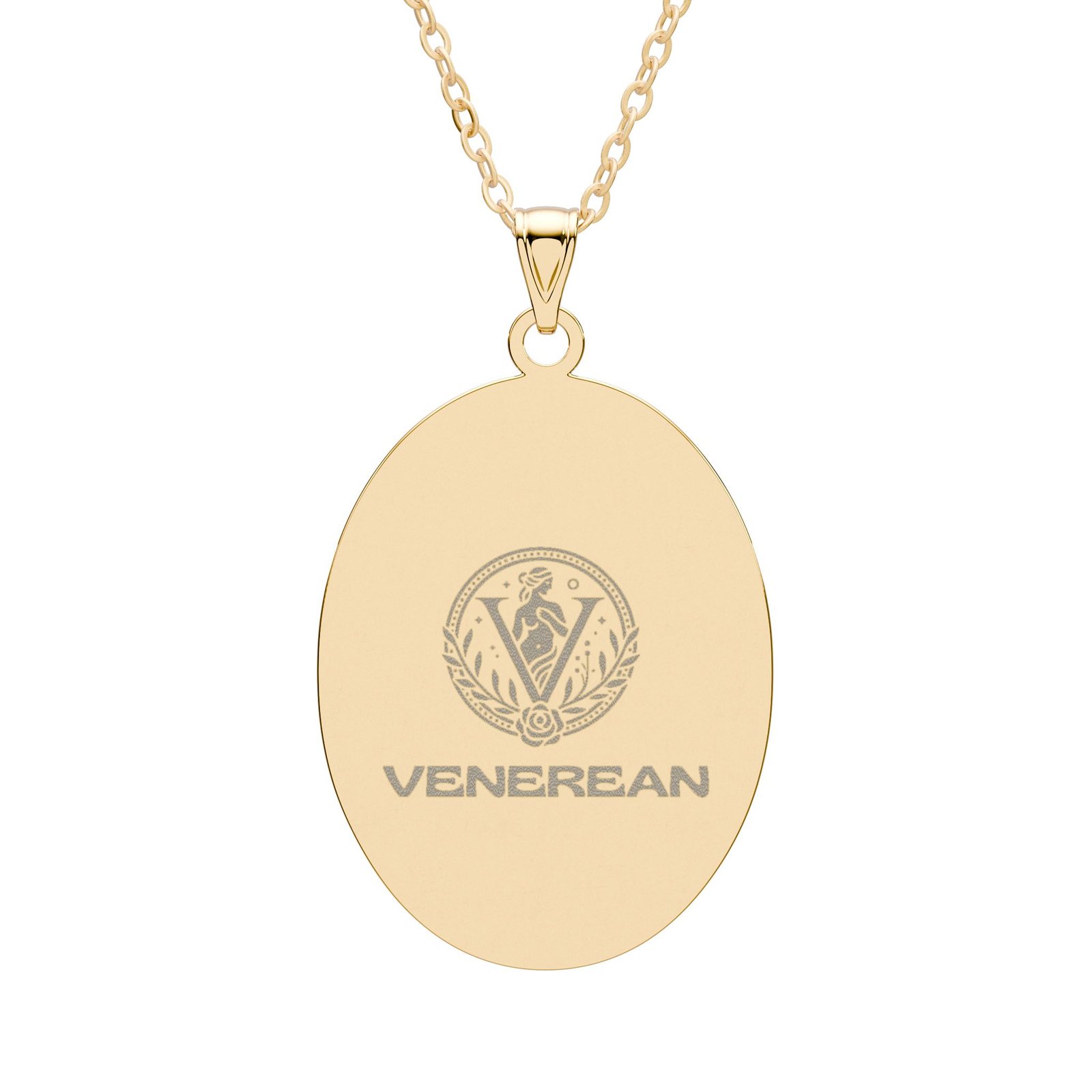 Venerean Signature Oval Pendant
