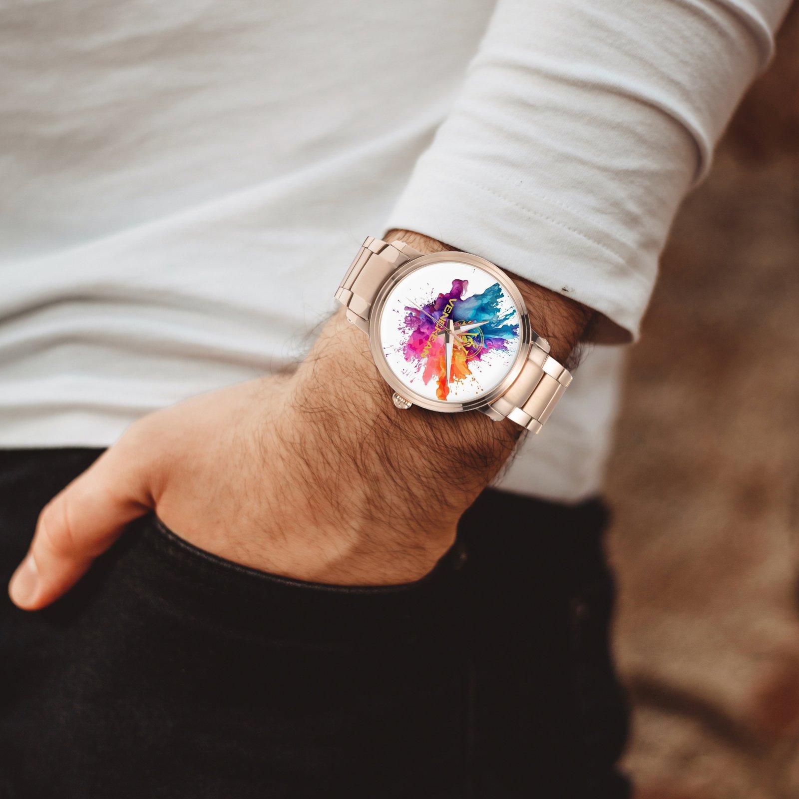 Venerean Color Splash Automatic Watch, view 11