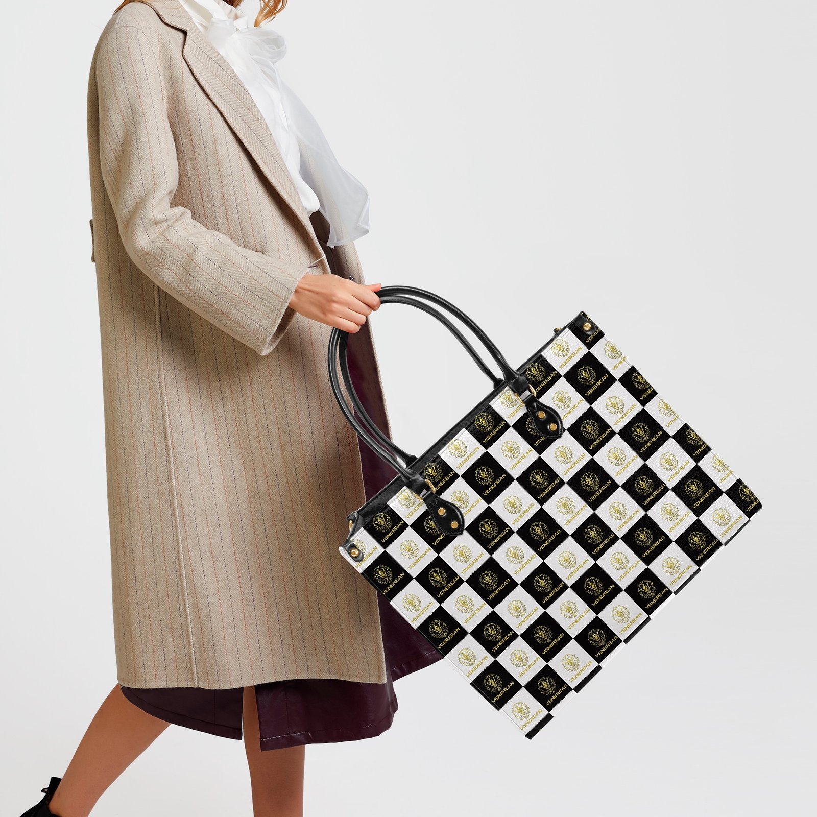 Venerean Elegance Leather Bag, view 5