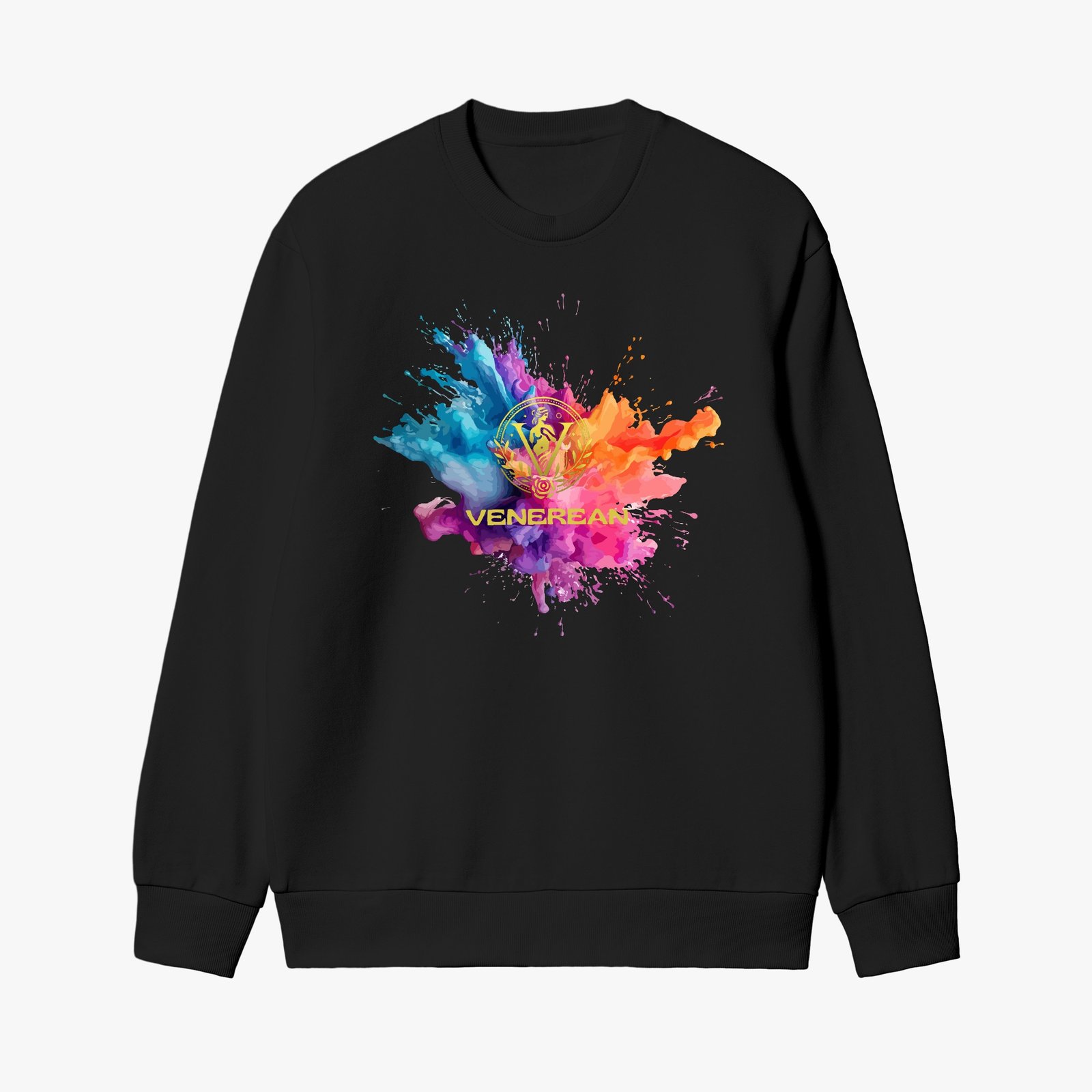 Venerean Color Splash Garment-Dyed Sweatshirt, view 18