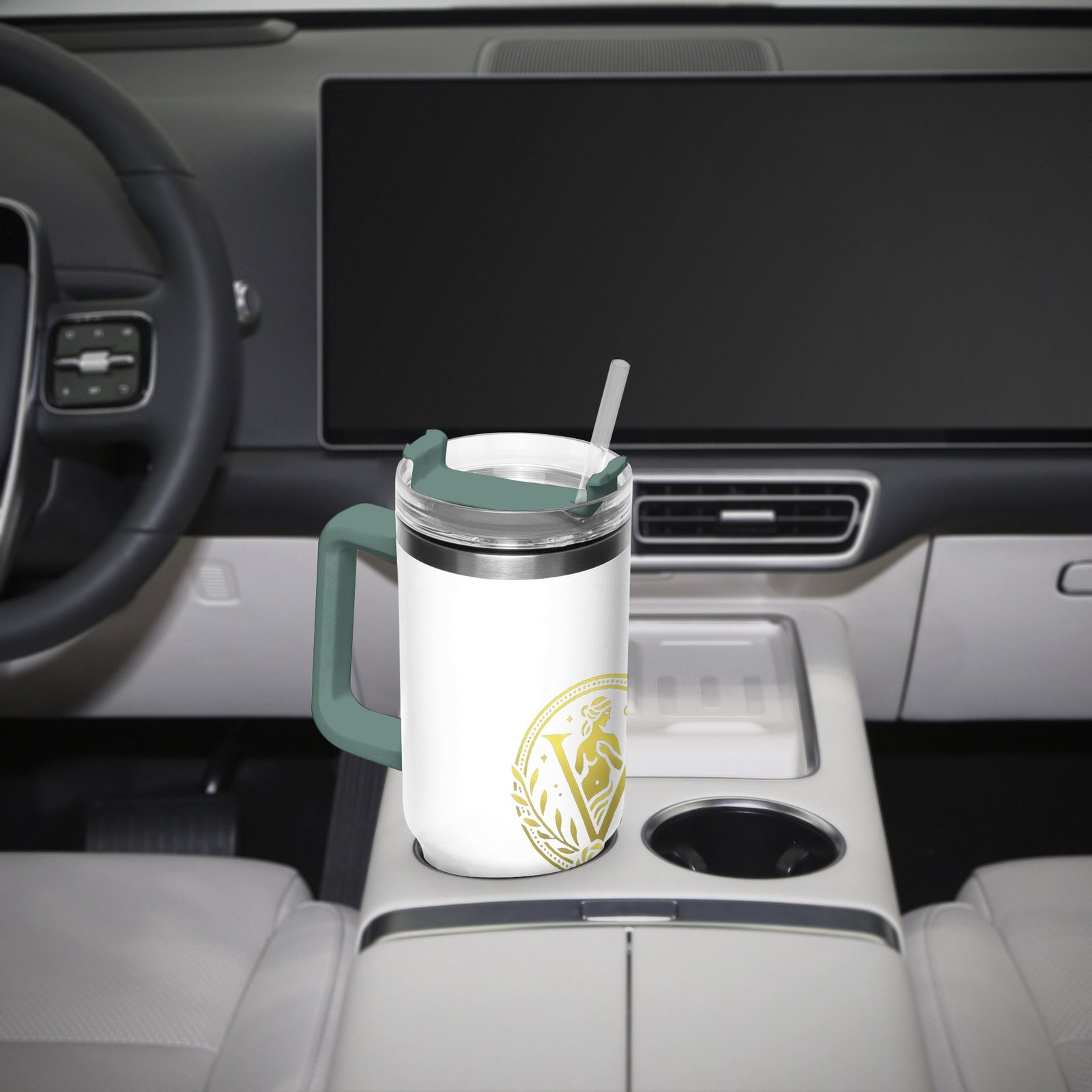 Venerean Voyager Stainless Steel Car Cup, view 80
