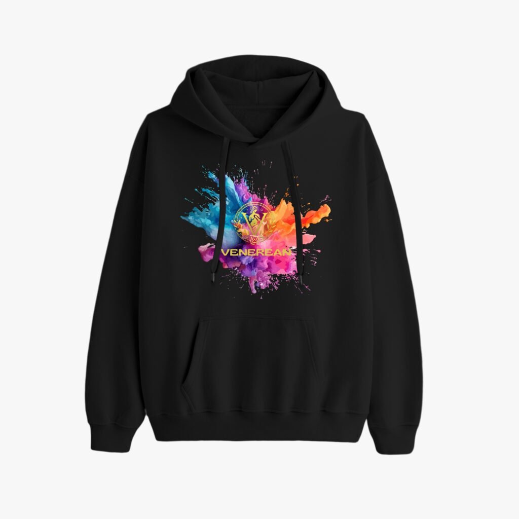 Venerean Color Splash Hoodie by Venerean