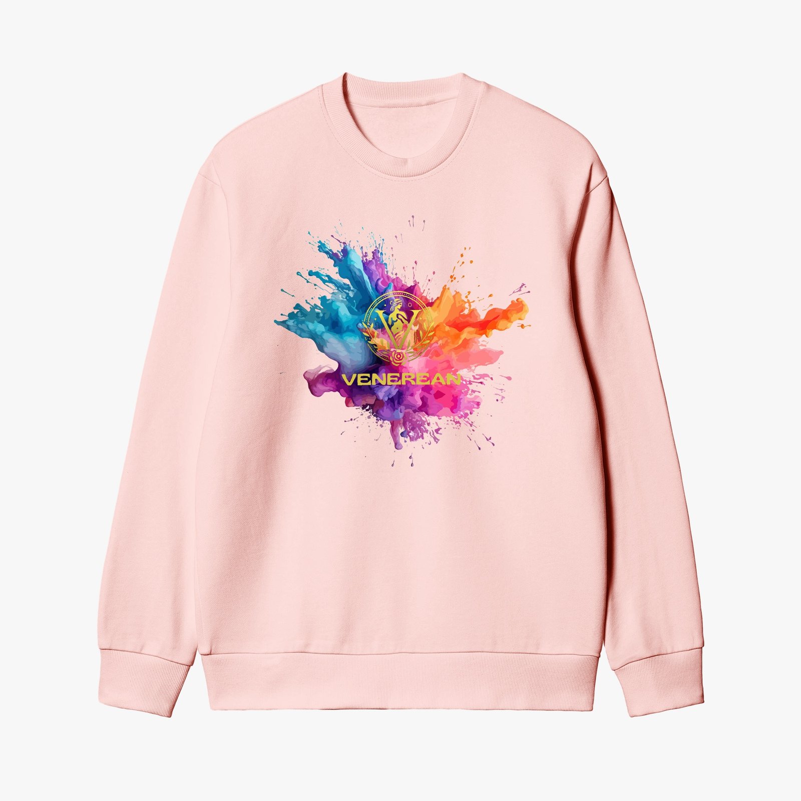 Venerean Color Splash Garment-Dyed Sweatshirt, view 25