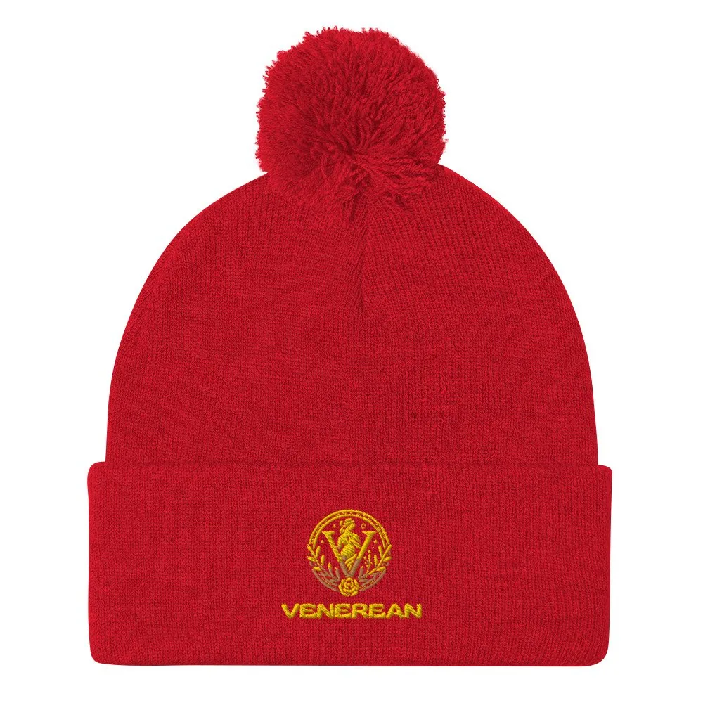 Venerean Classic Pom-Pom Beanie by Venerean